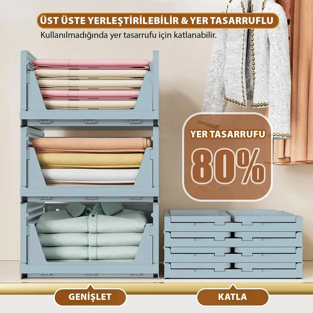 Revya™ - Katlanabilir Raylı Dolap Düzenleyici