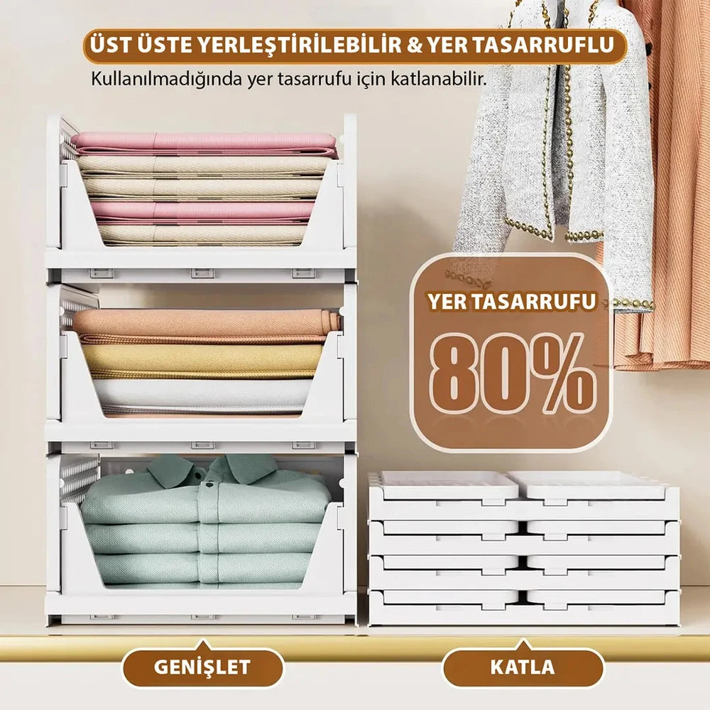 Revya™ - Katlanabilir Raylı Dolap Düzenleyici