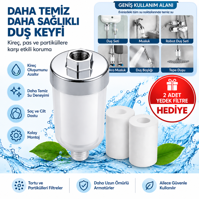 Revya™ - Banyo & Mutfak Su Arıtma Filtresi