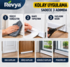 Revya™ - Kapı Pencere İzolasyon Bandı 3 Metre Şeffaf Silikon